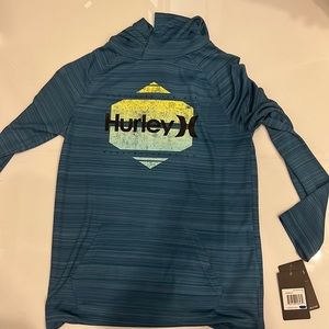 Hurley rift blue heather dry fit sweatshirt